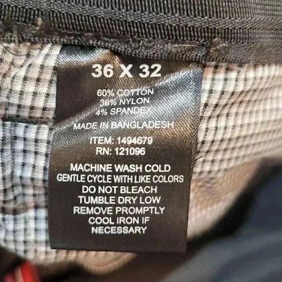 English Laundry Men's Charcoal Grey Cotton/Nylon/Spandex Pants - Picture 4 of 15